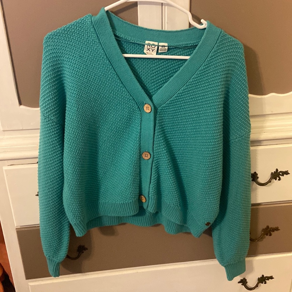 Teal Roxy Women’s Cardigan